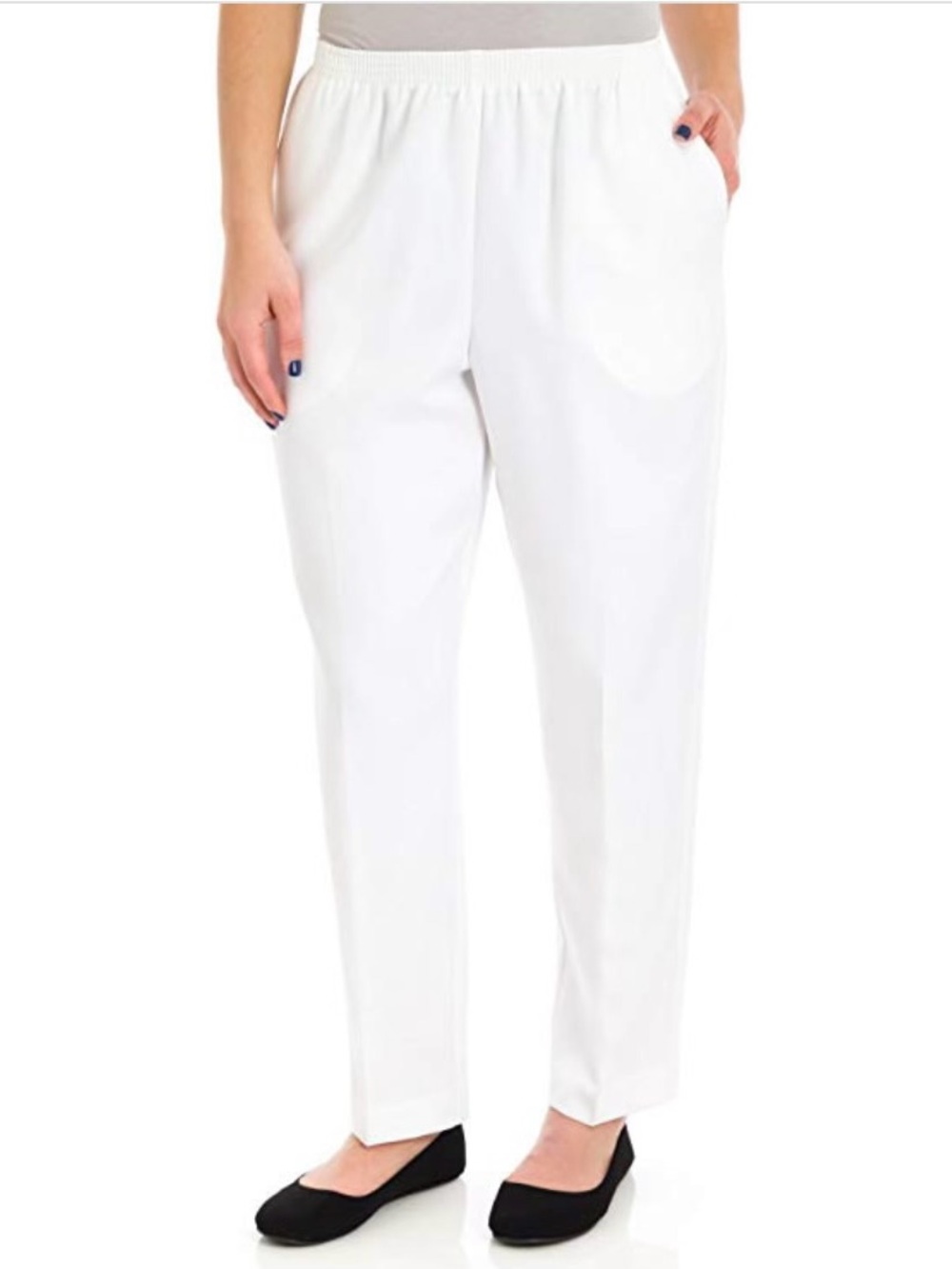 Alfred Dunner Women's Classics Short Length Pants 18 Short